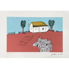Foto de um(a) José Antonio da Silva - Gravura original com assintura gravada, medindo 29X41cm e sem moldura, da categoria de Serigrafia. José Antônio da Silva, nascido em 1909 e falecido em 1996, foi um pintor, desenhista, escritor, escultor e repentista... Vendido no marketplace Trésors.