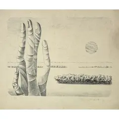 Foto de um(a) Walter Lewy - Surreal, exemplar 2 de 50, medindo 50x60 cm, datada de 1973, sem moldura e com assinatura a mão do artista, da categoria de Serigrafia. Walter Lewy - Surreal, é uma Litografia exemplar 2 de 50, medindo 50x60 cm, datada de 1973, sem moldura e com assinatura a... Vendido no marketplace Trésors.