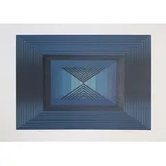 Foto de um(a) Yutaka Toyota, "Espaço In Yo" é uma serigrafia P.A. (prova do artista) medindo 50x70cm, datada 2016, sem moldura e assinada a mão, da categoria de Serigrafia. Yutaka Toyota, nascido em Tendo, Japão, em 1931, é um renomado pintor, escultor, desenhista, gravador e cenógrafo. No início... Vendido no marketplace Trésors.