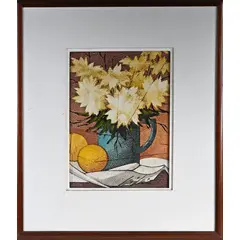 Foto de um(a) Henri Carrières, Pintura óleo sobre tela, Natureza Morta, assinada mão pelo artista, da categoria de Pinturas. Henri Carrières, Pintura óleo sobre tela, Natureza Morta, medindo 31 x 22 cm (obra) e 57 x 49 cm (com moldura) e assinada... Vendido no marketplace Trésors.