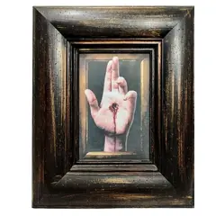 Foto de um(a) Mão do Mestre, da categoria de Pinturas. Título: mão do mestre técnica: cópia em canvas de uma pintura a óleo, sobre eucatex, comprada na galeria degli uffizi,... Vendido no marketplace Trésors.
