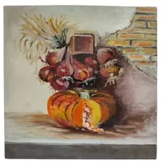 Foto de um(a) Óleo sobre Tela, Paulo Silvatti, Década de 2000, da categoria de Pinturas. Óleo sobre tela com chassi tipo painel. Autor: paulo silvatti, anos 2000 A: 20 cm L: 20 cm P: 3,5 cm Peso: 140 g. Vendido no marketplace Trésors.