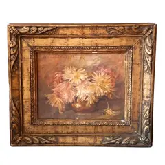 Foto de um(a) Quadro pintura óleo sobre tela - sec XIX, da categoria de Pinturas. Quadro ost (óleo sobre tela) sec XIX, de pintor português: LIMA MACHADO PEREIRA (1877-1945). A obra apresenta um arranjo... Vendido no marketplace Trésors.