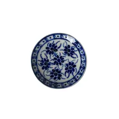Foto de um(a) Prato monte Sião, da categoria de Pratos. Prato em porcelana Monte Sião 18 cm diâm:. Vendido no marketplace Trésors.