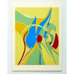 Foto de um(a) Maria Polo - Sem título, 1976. Serigrafia PA assinada e medindo 85 x 66 cm (com moldura), da categoria de Serigrafia. Maria Polo (Veneza, 19 de novembro de 1937 — Rio de Janeiro, 23 de novembro de 1983) foi uma pintora, desenhista, gravadora... Vendido no marketplace Trésors.