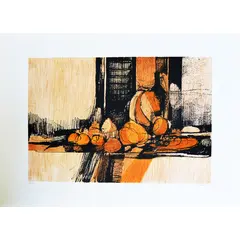 Foto de um(a) Enrico Bianco Natureza Morta, 1984 - Serigrafia 50 x 70 cm, exemplar PA 5 de 10, sem moldura e assinada à mão, da categoria de Pinturas. Vendido no marketplace Trésors.