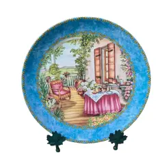 Foto de um(a) Prato Decorativo Porcelana Alemã Gloria Bavaria - Coleção Provence "The Aperitif", da categoria de Pratos Decorativos. Exclusivo prato decorativo em legítima porcelana de alta qualidade (Fine Porcelain), produzido pela tradicional manufatura... Vendido no marketplace Trésors.