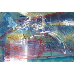 Foto de um(a) Adriana Banfi - Técnica Mista, sem título, 1991, medindo 50x70cm, sem moldura e assinado à mão, da categoria de Pinturas. Adriana Banfi - Técnica Mista, sem título, 1991, medindo 50x70cm, sem moldura e assinado à mão. Vendido no marketplace Trésors.