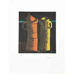 Foto de um(a) Inos Corradin, Jarras, serigrafia 34 x 26 cm sem moldura e assinada à mão, da categoria de Serigrafia. Vendido no marketplace Trésors.