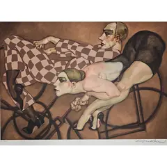 Foto de um(a) Juarez Machado, serigrafia 39 x 55 cm, assinada à mão e sem moldura, da categoria de Serigrafia. Vendido no marketplace Trésors.