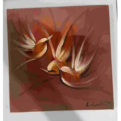 Foto de um(a) Pinheiro Filho, "Pássaros", Óleo Sobre Tela, Assinado Campo Inferior Direito, 2003, da categoria de Pinturas. Vendido no marketplace Trésors.