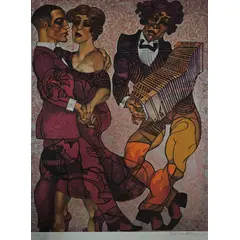 Foto de um(a) Juarez Machado, serigrafia 50 x 70 cm, assinada à mão, exemplar 1 em tiragem de apenas 30 cópias e sem moldura, da categoria de Serigrafia. Vendido no marketplace Trésors.