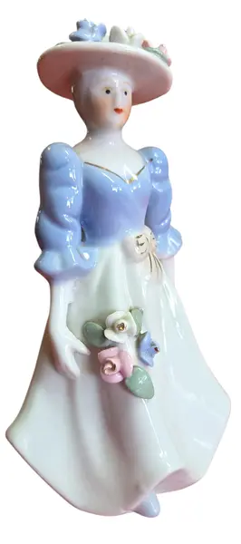 Foto de um(a) Biscuit em Porcelana, da categoria de Modelos e estatuetas. Magnífica figura feminina em porcelana biscuit, caracterizada pelo acabamento fosco e toque aveludado que realça a riqueza... Mostrado de uma perspectiva diferente. Vendido no marketplace Trésors.