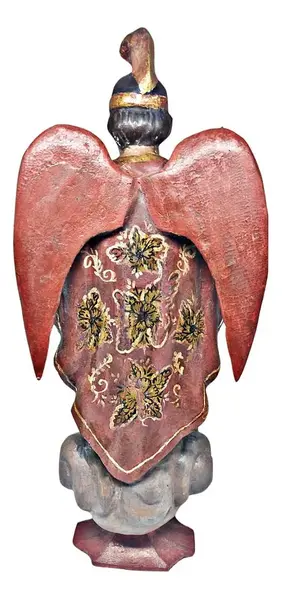Foto de um(a) Imagem representando São Miguel Arcanjo Policromada, da categoria de Objetos religiosos e espirituais. A escultura de São Miguel Arcanjo é uma obra artesanal que traz à sua casa um toque de espiritualidade e arte. Com 54 cm de... Mostrado de uma perspectiva diferente. Vendido no marketplace Trésors.