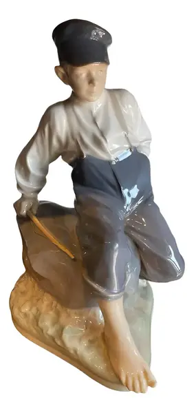 Foto de um(a) Antiga Escultura Figura Masculina Porcelana Royal Copenhagen, da categoria de Escultura. ~ Royal Copenhagen ~ Para quem gosta de peças importantes. Antiga e imponente obra titulada pelo artista Christian Thomsen... Vendido no marketplace Trésors.