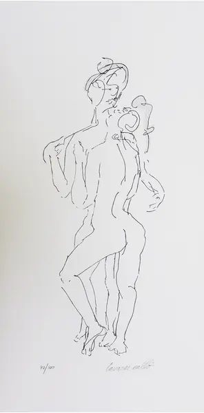 Foto de um(a) SEDUÇÃO (70 X 40 CM) - Antonio Tavares Calló, da categoria de Serigrafia. Serigrafia original póstuma do artista Antonio Tavares Calló. Dimensões: Altura: 70 cm Largura: 40 cm Breve biografia do... Vendido no marketplace Trésors.