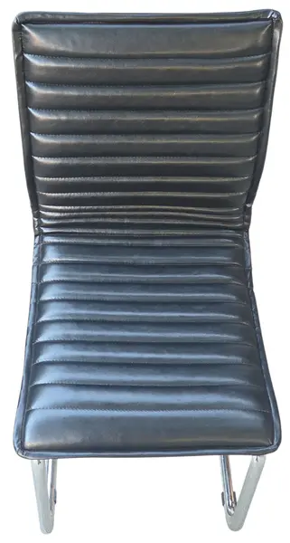 Foto de um(a) Cadeira de Escritório Cesca em Courvin e Base Cromada, da categoria de Outras cadeiras. Com linhas sofisticadas e uma forte inspiração no design moderno clássico, esta cadeira de escritório estilo esteirinha une... Mostrado de uma perspectiva diferente. Vendido no marketplace Trésors.