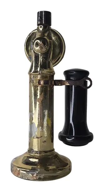 Foto de um(a) Perfume Avon - Candlestick Telephone Vintage, da categoria de Outros colecionáveis. Perfume Candlestick Telephone Colecionável. Mostrado de uma perspectiva diferente. Vendido no marketplace Trésors.