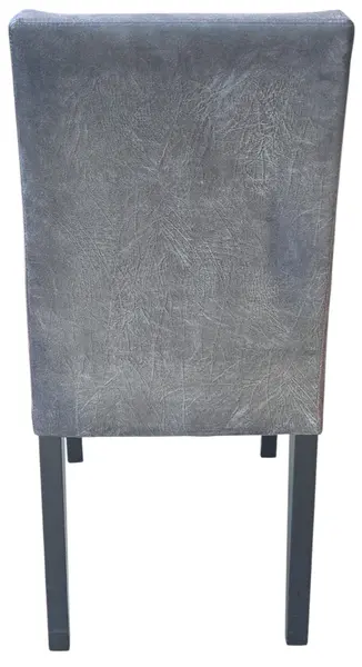 Foto de um(a) Cadeira em Suede Cinza e Pés de Madeira, da categoria de Outras cadeiras. Com um design clean, elegante e altamente versátil, esta cadeira é a escolha perfeita para compor salas de jantar,... Mostrado de uma perspectiva diferente. Vendido no marketplace Trésors.