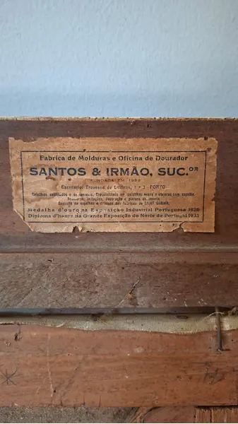 Foto de um(a) Quadro pintura óleo sobre tela - sec XIX, da categoria de Pinturas. Quadro ost (óleo sobre tela) sec XIX, de pintor português: LIMA MACHADO PEREIRA (1877-1945). A obra apresenta um arranjo... Mostrado de uma perspectiva diferente. Vendido no marketplace Trésors.