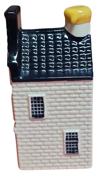 Foto de um(a) Mini Casa KLM Delft Blue House - Amsterdã em Porcelana, da categoria de Outros colecionáveis. Icônica miniatura da famosa coleção KLM Delft Blue Houses. Esta peça reproduz fielmente as tradicionais casas de Amsterdã,... Mostrado de uma perspectiva diferente. Vendido no marketplace Trésors.