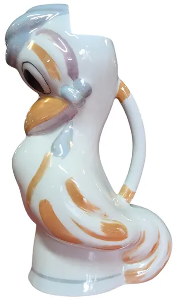 Foto de um(a) Bule de Pato em Porcelana, da categoria de Bules. Mostrado de uma perspectiva diferente. Vendido no marketplace Trésors.