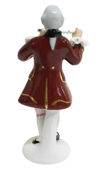 Foto de um(a) Escultura flautista porcelana Rebis POA, da categoria de Produtos sem categoria. Bela escultura de flautista com vestimenta da época pintado a mão. Da manufatura PORCELANA REBIS, indústria estabelecida em... Mostrado de uma perspectiva diferente. Vendido no marketplace Trésors.