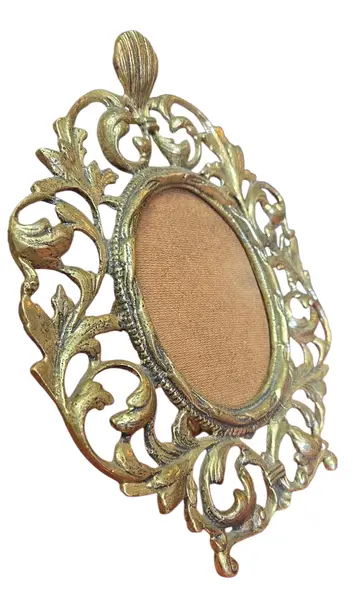 Foto de um(a) Porta-Retrato em bronze, da categoria de Porta retratos. Adicione um toque de suntuosidade à sua decoração com este porta-retrato em bronze maciço. Com moldura ricamente trabalhada... Mostrado de uma perspectiva diferente. Vendido no marketplace Trésors.