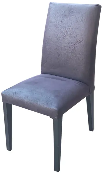 Foto de um(a) Cadeira em Suede Cinza e Pés de Madeira, da categoria de Outras cadeiras. Com um design clean, elegante e altamente versátil, esta cadeira é a escolha perfeita para compor salas de jantar,... Vendido no marketplace Trésors.