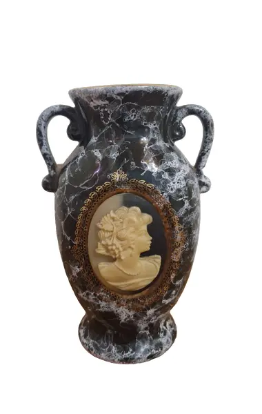 Foto de um(a) Belo vaso ao estilo veneziano em formato de ânfora, da categoria de Vasos. Belíssimo vaso em cerâmica em formato de ânfora, caracterizado por um design clássico e ornamentado que remete ao estilo... Vendido no marketplace Trésors.