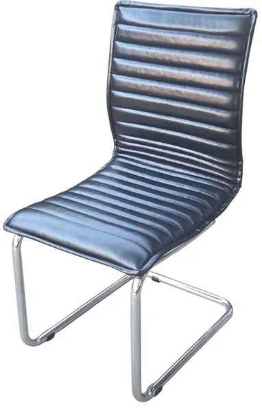 Foto de um(a) Cadeira de Escritório Cesca em Courvin e Base Cromada, da categoria de Outras cadeiras. Com linhas sofisticadas e uma forte inspiração no design moderno clássico, esta cadeira de escritório estilo esteirinha une... Vendido no marketplace Trésors.