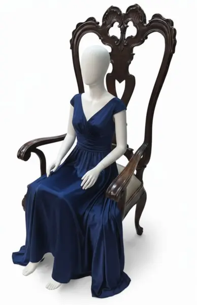 Foto de um(a) Cadeira Trono Luís XV – Espaldar Alto (83 cm) com Entalhes Manuais, da categoria de Poltronas. Exuberante Cadeira Trono Luís XV, peça de alta marcenaria que se destaca pela imponência de suas dimensões e refinamento dos... Mostrado de uma perspectiva diferente. Vendido no marketplace Trésors.