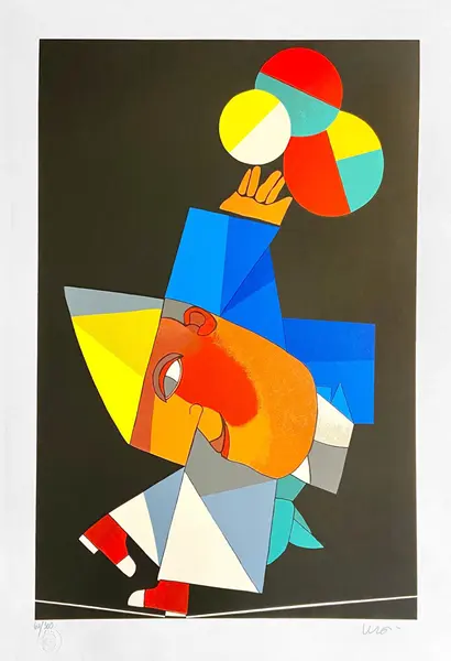 Foto de um(a) EQUILIBRISTA LARANJA (70 X 50 CM) - Inos Corradin, da categoria de Serigrafia. Serigrafia original póstuma do artista Inos Corradin. Dimensões: Altura: 70 cm Largura: 50 cm Breve biografia do artista:... Vendido no marketplace Trésors.