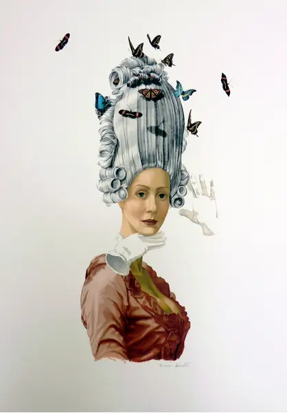 Foto de um(a) Rainha das Borboletas - Sônia Menna Barreto, da categoria de Serigrafia. Serigrafia original póstuma do artista Sônia Menna Barreto. Dimensões: Altura: 70 cm Largura: 50 cm Breve biografia do... Vendido no marketplace Trésors.