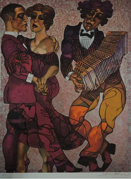 Foto de um(a) Juarez Machado, serigrafia 50 x 70 cm, assinada à mão, exemplar 1 em tiragem de apenas 30 cópias e sem moldura, da categoria de Serigrafia. Vendido no marketplace Trésors.