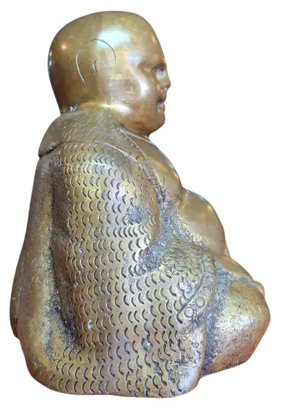 Foto de um(a) Estátua Buda em Bronze Maciço, da categoria de Escultura. Traga paz e sofisticação para o seu ambiente com este Buda em bronze. Uma peça pesada, com acabamento detalhado e pátina... Mostrado de uma perspectiva diferente. Vendido no marketplace Trésors.