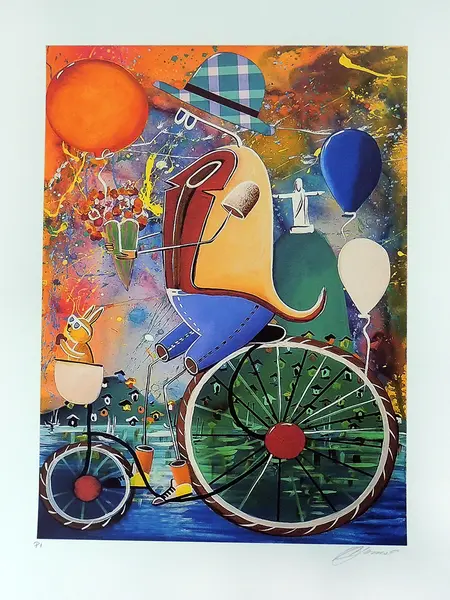 Foto de um(a) FLORES PARA O RIO 70 X 50 CM - Alemão Arte, da categoria de Serigrafia. Serigrafia original póstuma do artista Alemão Arte. Dimensões: Altura: 70 cm Largura: 50 cm Breve biografia do artista:... Vendido no marketplace Trésors.