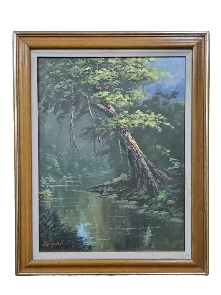 Foto de um(a) Quadro Natureza OSE 51 x 65 cm - Ernani A. Campaneli, da categoria de Pinturas. Pintura òleo sobre eucatex - Artista - Ernani A. Campaneli. dimensões: 51Lx 65A. Vendido no marketplace Trésors.