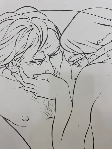Foto de um(a) Quadro Le Couple 1974 – Pierre-Yves Tremois, da categoria de Serigrafia. Impressão de Le Couple por Pierre-Yves Tremois de 1974. Mostrado de uma perspectiva diferente. Vendido no marketplace Trésors.