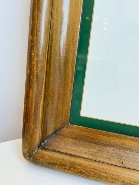 Foto de um(a) ​Impressão emoldurada em madeira e vidro - Râle des genêts (Crex crex), da categoria de Impressões. Impressão emoldurada em madeira e vidro. Marcas do tempo e uso na moldura, mas nada que um leve restauro não resolva. ... Mostrado de uma perspectiva diferente. Vendido no marketplace Trésors.