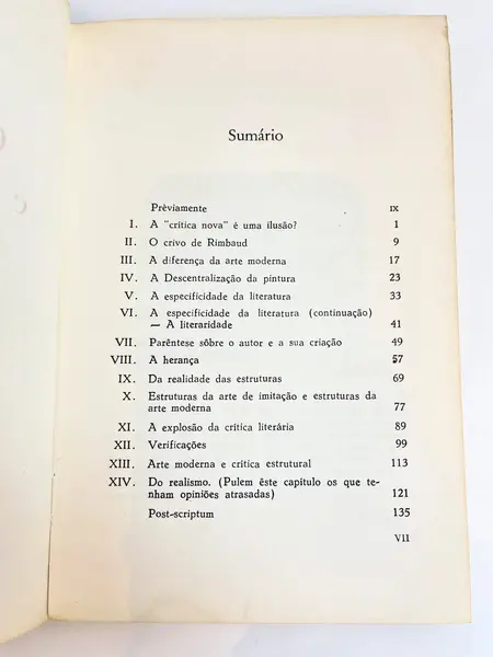 Foto de um(a) ​Raro livro de Pierre Daix - Crítica Nova e Arte Moderna de 1971, da categoria de Livros. Raro livro capa brochura de 1971, em português sobre arte moderna. Marcas do tempo. 138 páginas. Mostrado de uma perspectiva diferente. Vendido no marketplace Trésors.