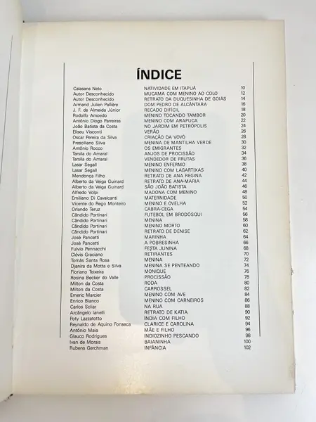 Foto de um(a) L​ivro de Vera Pacheco Jordão - A Imagem da Criança na Pintura Brasileira 1979, da categoria de Livros. Livro capa dura com sobrecapa. Em português, sobre a imagem da criança na pintura brasileira. Marcas do tempo e uso. Muito... Mostrado de uma perspectiva diferente. Vendido no marketplace Trésors.