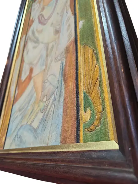 Foto de um(a) Quadro feminino, da categoria de Pinturas. Mostrado de uma perspectiva diferente. Vendido no marketplace Trésors.