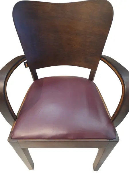 Foto de um(a) Cadeira Cimo em Imbuia, da categoria de Outras cadeiras . Relíquia do Design Brasileiro: Cadeira Móveis Cimo Encante seu ambiente com uma peça autêntica da história do mobiliário... Mostrado de uma perspectiva diferente. Vendido no marketplace Trésors.