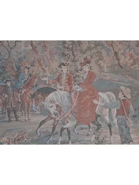 Foto de um(a) Pintura em tecido - made in Italy, da categoria de Pinturas. Pintura em tecido - tela de 1 x 1,80m - made in Italy - Obra retrata um cavaleiro napoleônico, montado em seu garanhão... Mostrado de uma perspectiva diferente. Vendido no marketplace Trésors.