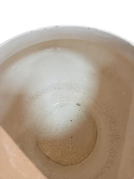 Foto de um(a) Potiche Cerâmica Luiz Salvador – Estilo Faiança com Pintura Floral e Base em Madeira, da categoria de Vasos. Exemplar autêntico da prestigiada Cerâmica Luiz Salvador (Itaipava), este pote decorativo com tampa combina o charme do... Mostrado de uma perspectiva diferente. Vendido no marketplace Trésors.