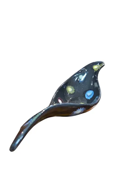 Foto de um(a) Centro de Mesa Modernista em Cerâmica Weiss, da categoria de Centro de mesa. Elegante peça decorativa em cerâmica vitrificada, produzida pela icônica manufatura Weiss. Com um design orgânico e fluido,... Mostrado de uma perspectiva diferente. Vendido no marketplace Trésors.