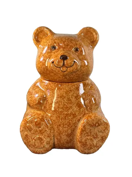Foto de um(a) Pote colecionável raro em cerâmica Weiss - Urso - Brasil - Século XX, da categoria de Garrafas, potes e jarros. Essa é daquelas peças que a gente encontra muito raramente e entende na hora por que se tornam tão desejadas. Um pote... Vendido no marketplace Trésors.