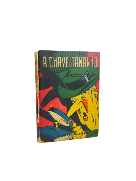 Foto de um(a) ​ Livro capa dura A Chave do Tamanho - Monteiro Lobato 1957, da categoria de Livros. Livro capa dura A Chave do Tamanho, de Monteiro Lobato, de 1957. Marcas do tempo e uso como nas fotos. Ilustrado. 193... Vendido no marketplace Trésors.