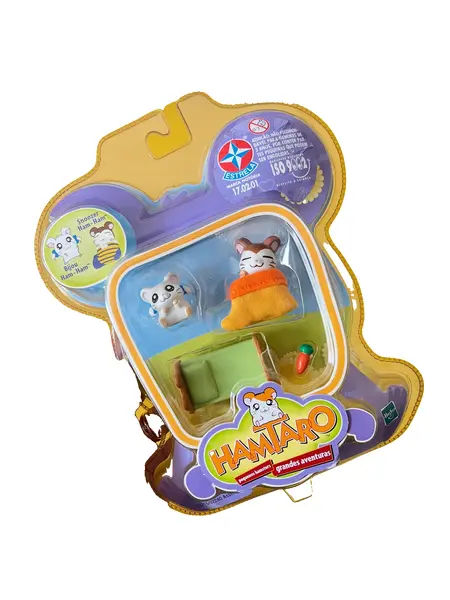 Foto de um(a) ​Brinquedo lacrado do Hamtaro de 2003, da categoria de Bonecas e bonecos de ação. Brinquedo lacrado do Hamtaro de 2003. Perfeito estado. Vendido no marketplace Trésors.